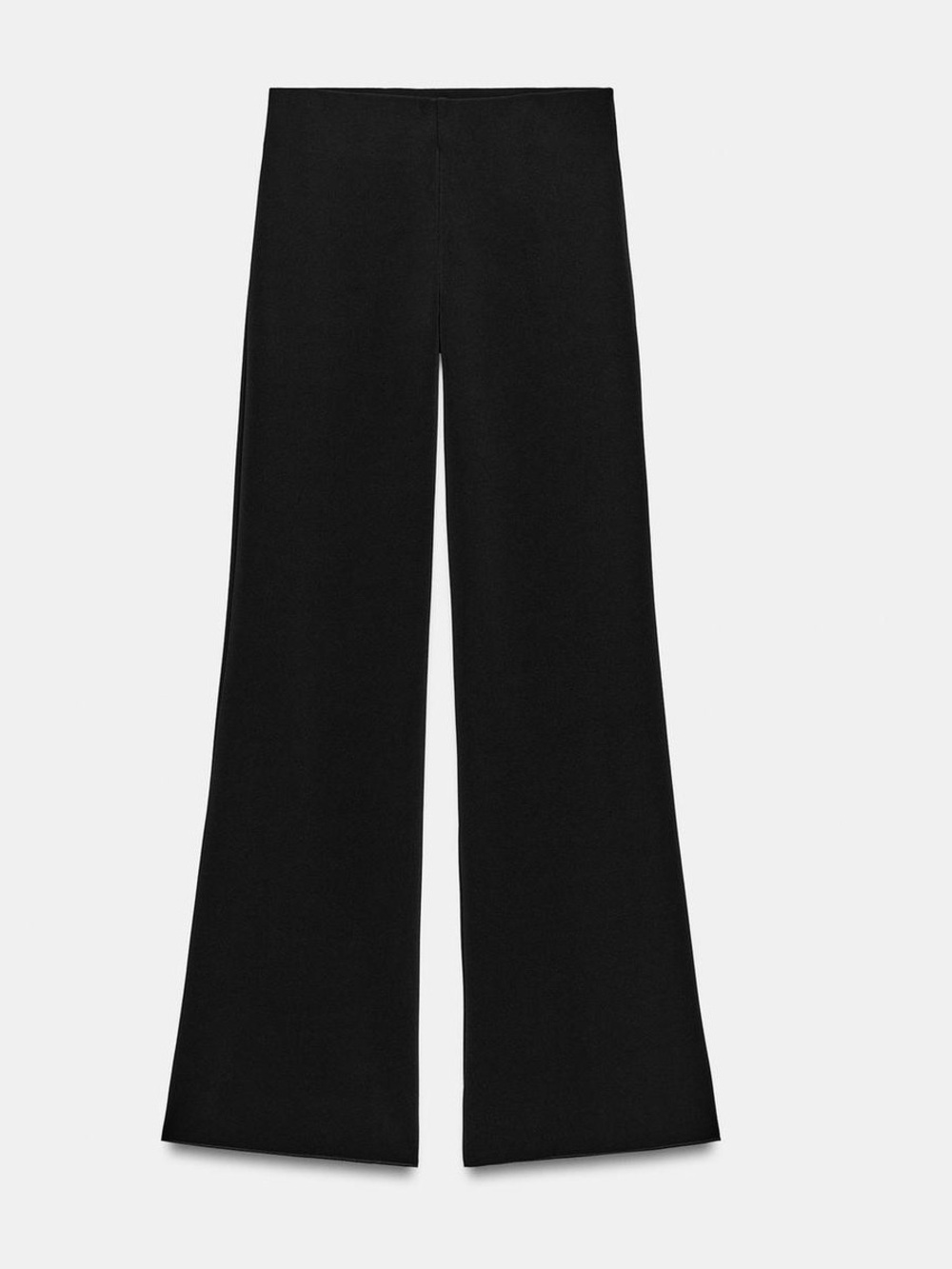 New Black Stretched Wide Pants